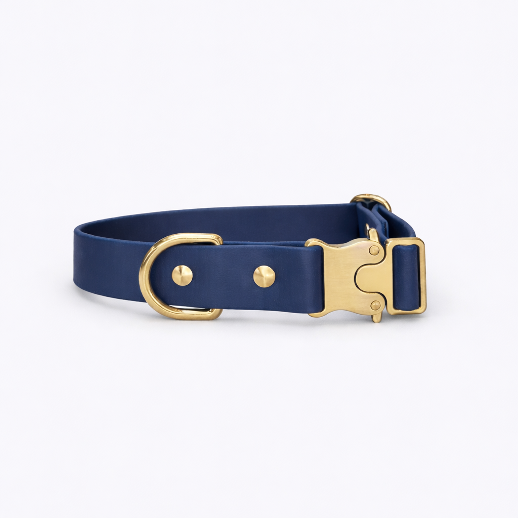 The signature collar - Ink Blue