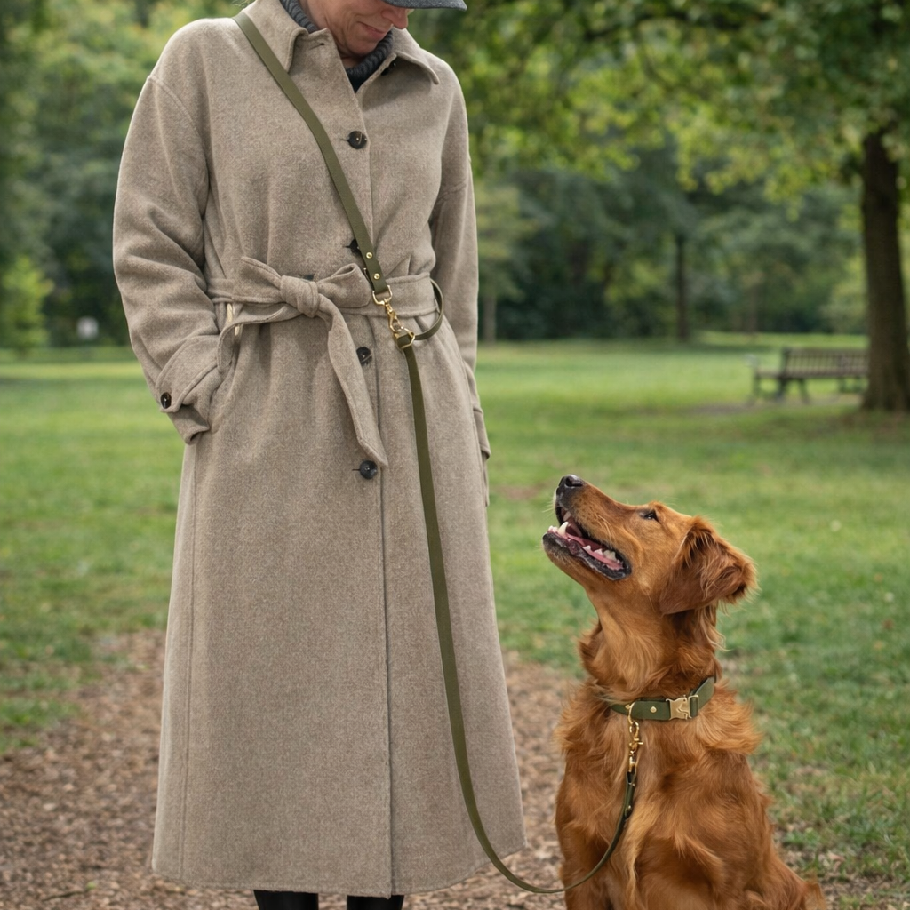 The Adjustable Multi-Way Dog Lead - Sage Green