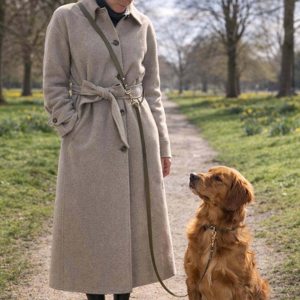 The Adjustable Multi-Way Dog Lead - Soft Chalk