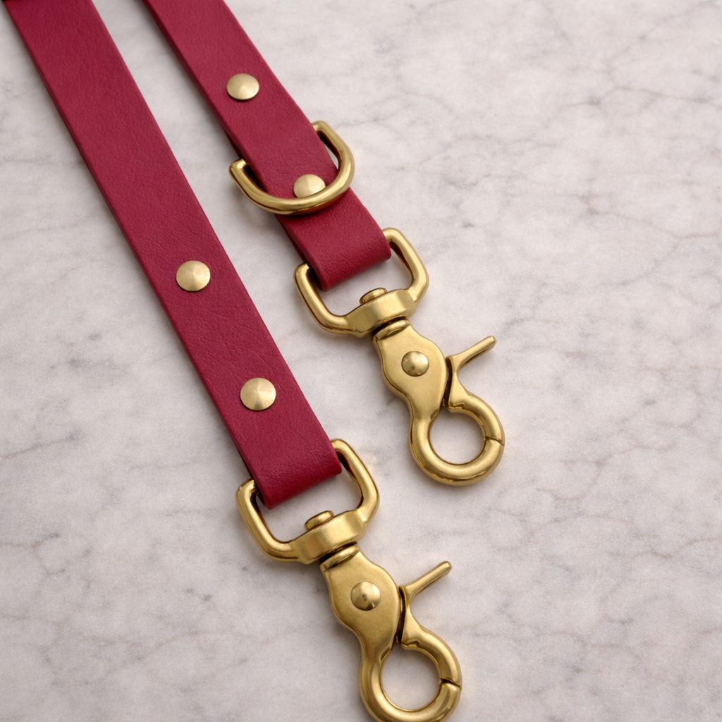 The Adjustable Multi-Way Dog Lead - Mulberry