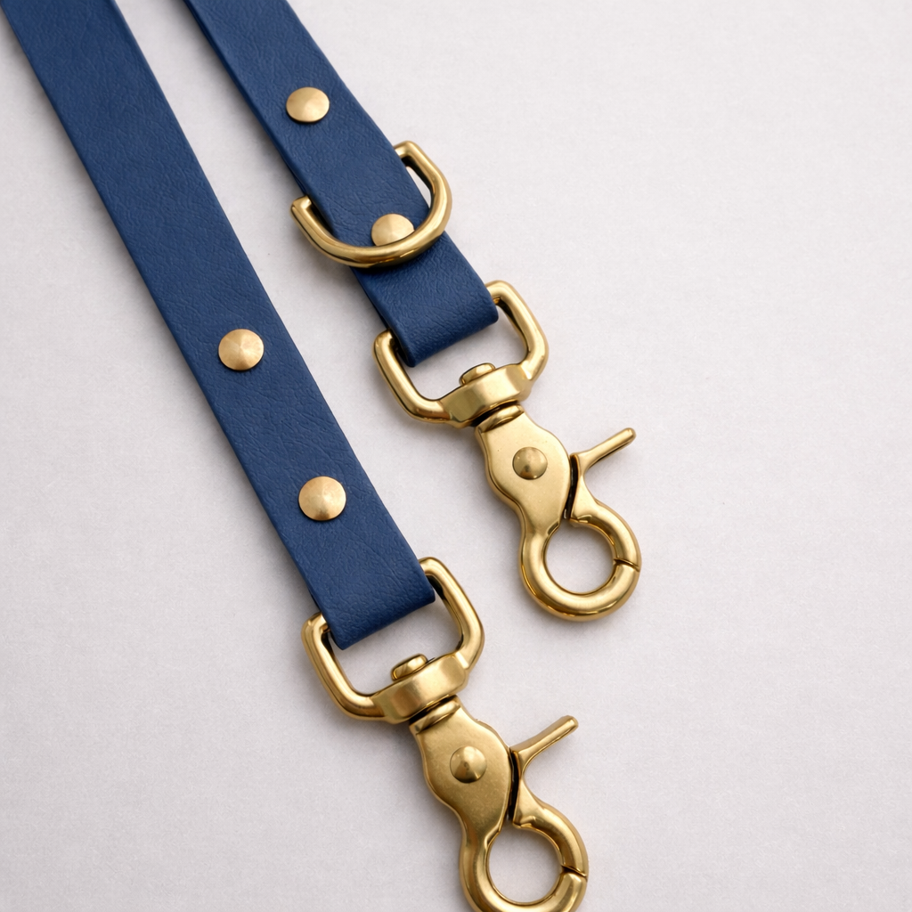 The Adjustable Multi-Way Dog Lead - Ink Blue