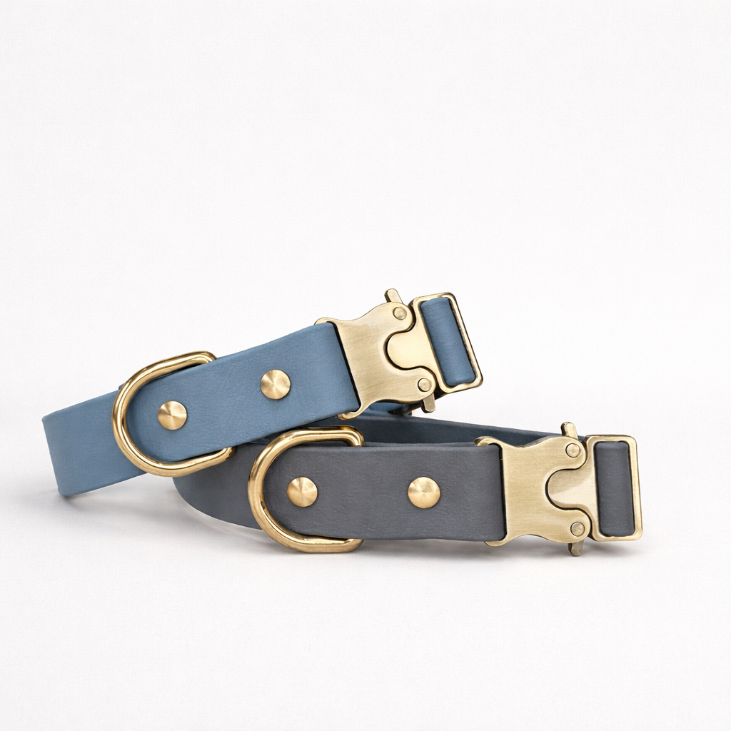 The signature collar - Dusty Blue