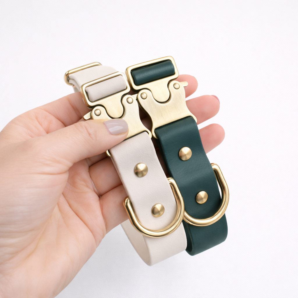 The signature collar - Soft Chalk