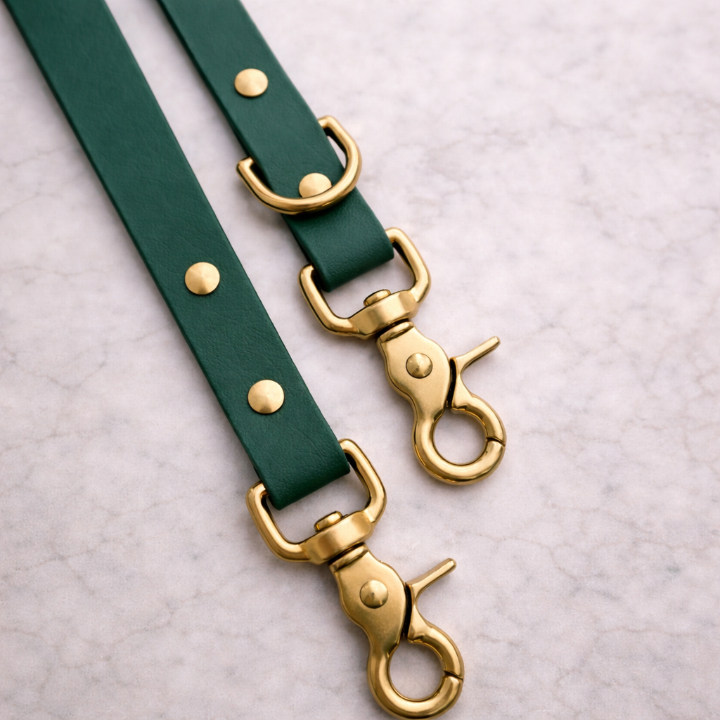 The Adjustable Multi-Way Dog Lead - Forest Green