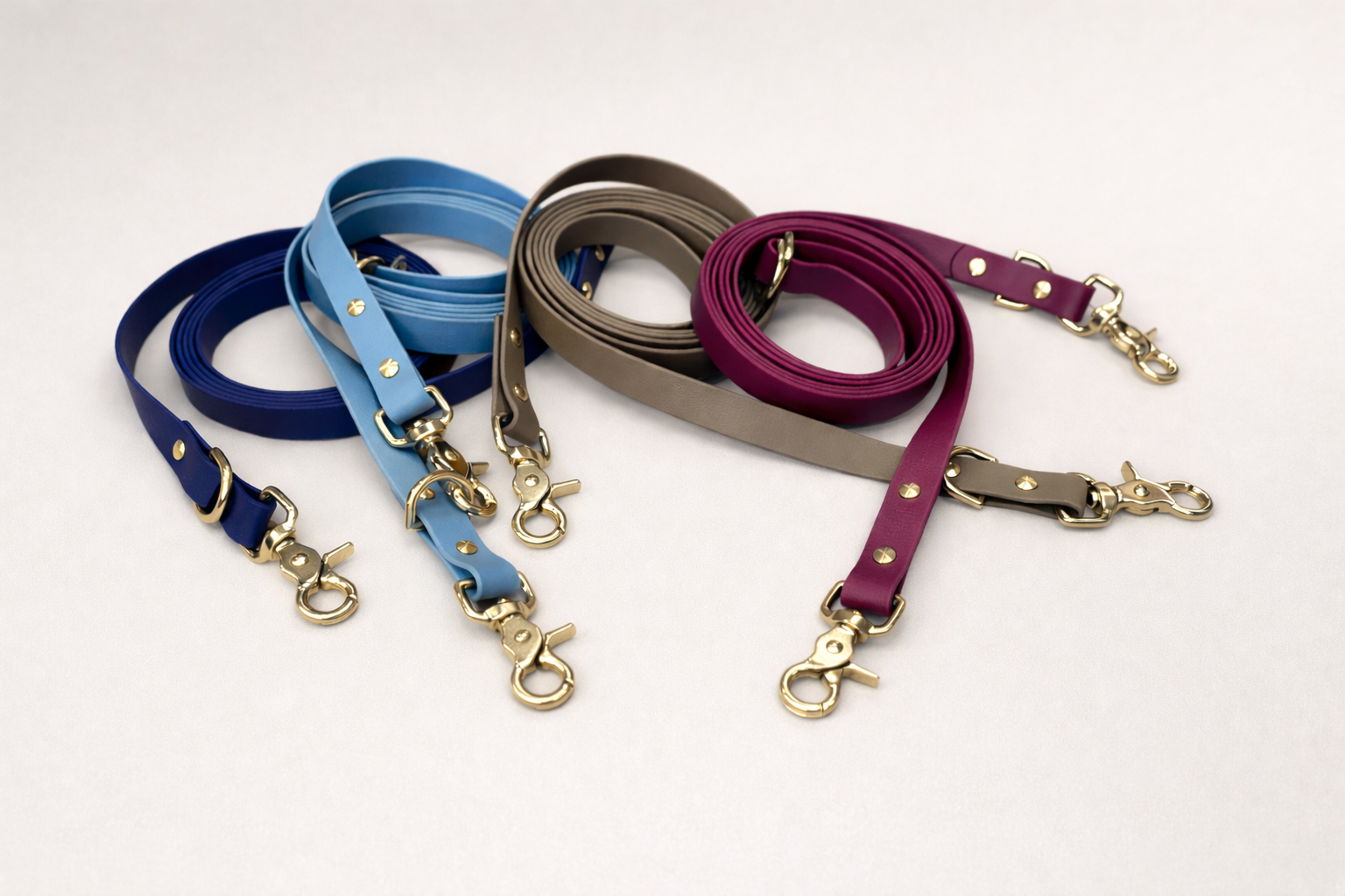 The Adjustable Multi-Way Dog Lead - Mulberry