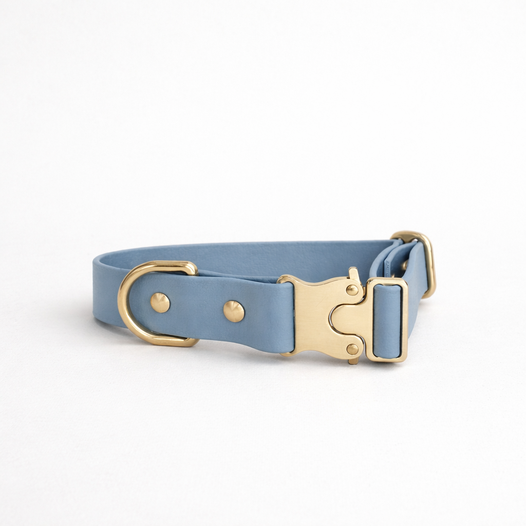 The signature collar - Dusty Blue